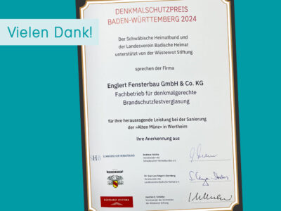 Denkmalschutzpreis